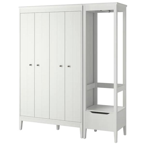 Шкаф Ikea Idanas 180 x 59см x 211 / ДСП / Белый photo 1