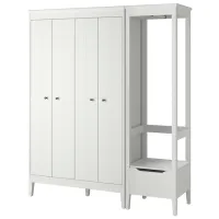 Шкаф Ikea Idanas 180 x 59см x 211 / ДСП / Белый