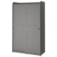 Шкаф Ikea Hauga 118 x 55см x 199 / ДСП / Серый