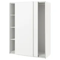Шкаф Ikea Pax/Hasvik 150 x 66см x 201.2 / ДСП / Белый