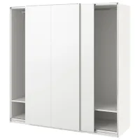 Шкаф Ikea Pax/Hasvik 200 x 66см x 201.2 / ДСП / Белый