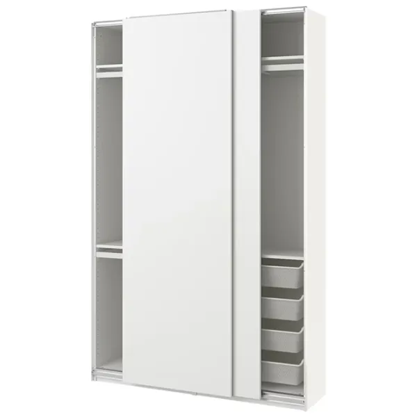 Dulap Ikea Pax/Hasvik 150 x 44 x 236.4 / DSP / Alb photo 1