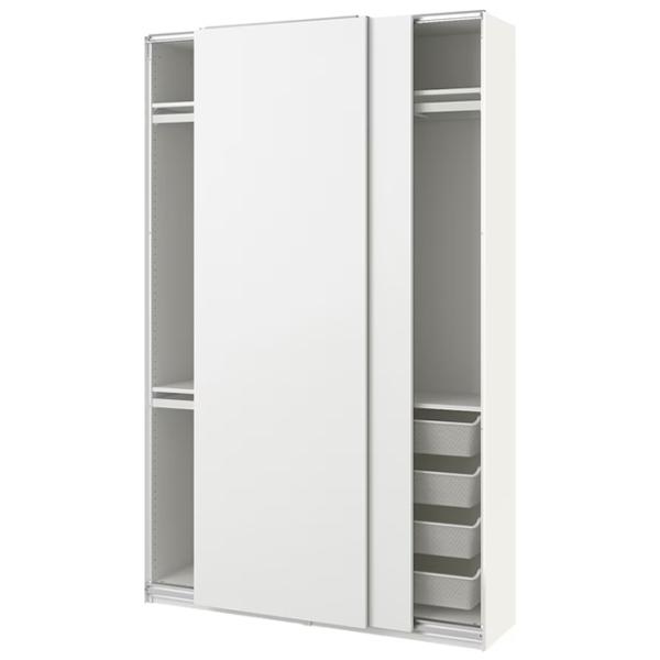 Dulap Ikea Pax/Hasvik 150 x 44 x 236.4 / DSP / Alb photo 1