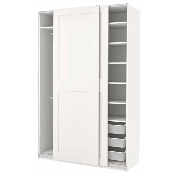 Dulap Ikea Pax/Grimo 150 x 66 x 236 / DSP / Alb photo 1
