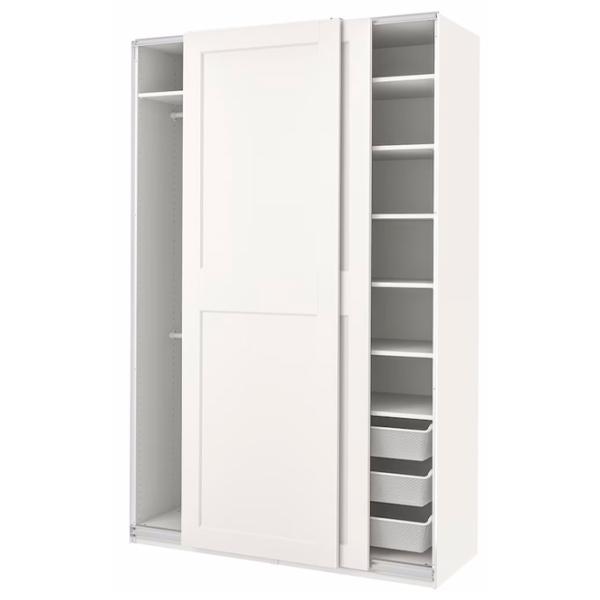 Dulap Ikea Pax/Grimo 150 x 66 x 236 / DSP / Alb photo 1