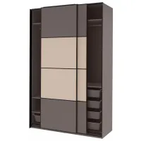 Dulap Ikea Pax/Mehamn 150 x 66 x 236.4 / DSP / Gri închis