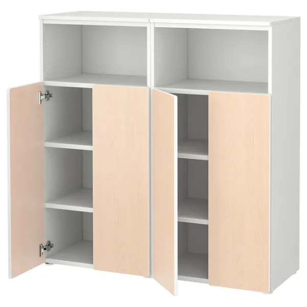 Шкаф Ikea Smastad/Platsa 120 x 42см x 123 / ДСП / Белый photo 1