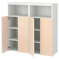 Шкаф Ikea Smastad/Platsa 120 x 42см x 123 / ДСП / Белый
