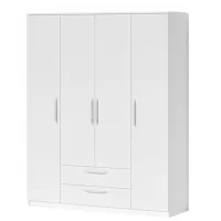 Dulap Fabrik Home Linia №1 160 x 50 x 200 / PAL / Frasin alb