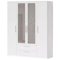 Dulap Fabrik Home Linia №1 160 x 50 x 200 / PAL / Frasin alb