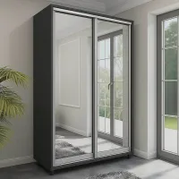 Dulap Arta Mobilei Armadio 121 x 60 x 230 / PAL melaminat / Antracite
