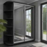 Dulap Arta Mobilei Armadio 151 x 60 x 230 / Pal Kronospan / Antracite