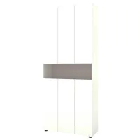 Dulap Nex Home B001 90 x 35 x 213 / PAL / Alb