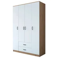 Шкаф Mirage Meble BA112 4D2S 140 x 51.5см x 210 / ЛДСП / Орех