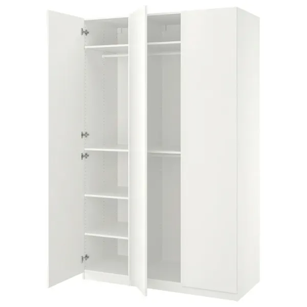 Шкаф Ikea Pax/Forsand 150 x 60см x 236.4 / ДСП / Белый photo 1