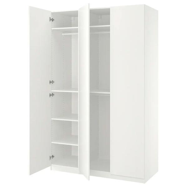 Шкаф Ikea Pax/Forsand 150 x 60см x 236.4 / ДСП / Белый photo 1