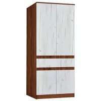 Dulap Modern Komfi 80 x 40 x 200 / DSP / Brandy Castello Oak