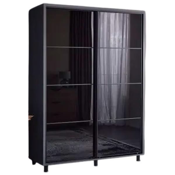 Шкаф Ambianta Torino 140 x 58см x 224 / ДСП / Графитовый photo 1 Шкаф Ambianta Torino 140 x 58см x 224 / ДСП / Графитовый photo 1