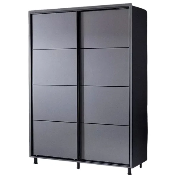 Шкаф Ambianta Torino 120 x 58см x 224 / ДСП / Графитовый photo 1