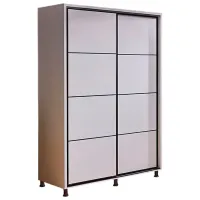 Шкаф Ambianta Torino 200 x 58см x 224 / ДСП / Белый