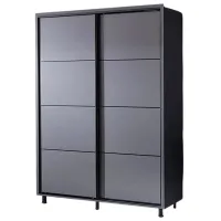 Dulap Ambianta Torino 200 x 58 x 224 / DSP / Grafit