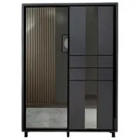 Dulap Ambianta Rio 180 x 58 x 224 / DSP / Grafit