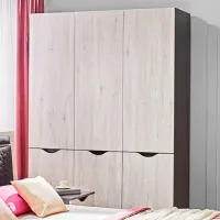 Шкаф Ambianta Happy 200 x 52см x 210 / ЛДСП / Графитовый