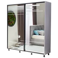 Шкаф Ambianta Venus 180 x 58см x 224 / ДСП / Белый