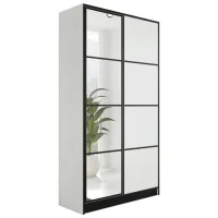 Шкаф Prime Furniture Eden 2 SZ2DE 104.8 x 39см x 205 / ЛДСП / Белый