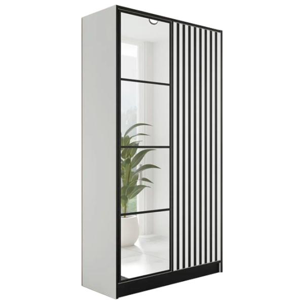 Dulap Prime Furniture Eden 3 SZ2DE 104.8 x 39 x 205 / PAL / Alb photo 1