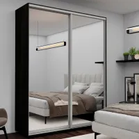 Шкаф Nex Home NX-00001742 220 x 60см x 220 / ЛДСП / Antracit