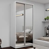 Dulap Nex Home NX-1744 120 x 60 x 240 / PAL / Alb