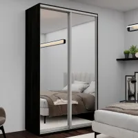 Шкаф Nex Home NX-00001754 140 x 60см x 240 / ЛДСП / Карбон