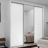 Шкаф Nex Home NX-1731 220 x 60см x 220 / ДСП / Белый