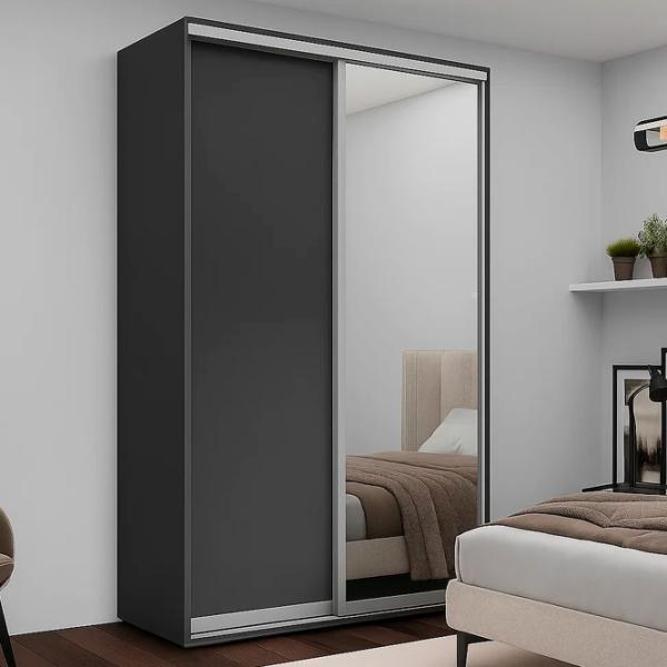 Dulap Nex Home NX-1746 200 x 60 x 220 / PAL / Antracit photo 1 Dulap Nex Home NX-1746 200 x 60 x 220 / PAL / Antracit photo 1