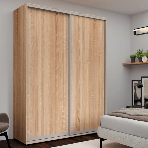 Dulap Nex Home NX-00001750 180 x 60 x 240 / PAL / Stejar Sonoma photo 1 Dulap Nex Home NX-00001750 180 x 60 x 240 / PAL / Stejar Sonoma photo 1