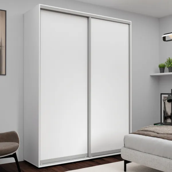 Dulap Nex Home NX-00001758 180 x 60 x 220 / PAL / Alb photo 1 Dulap Nex Home NX-00001758 180 x 60 x 220 / PAL / Alb photo 1