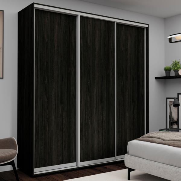 Шкаф Nex Home NX-00001759 220 x 60см x 220 / ЛДСП / Antracit photo 1