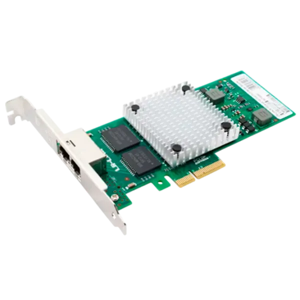 Сетевой адаптер Intel I350-T2
 / Зеленый photo 1