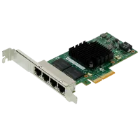 Сетевой адаптер Intel I350-T4
 / Зеленый