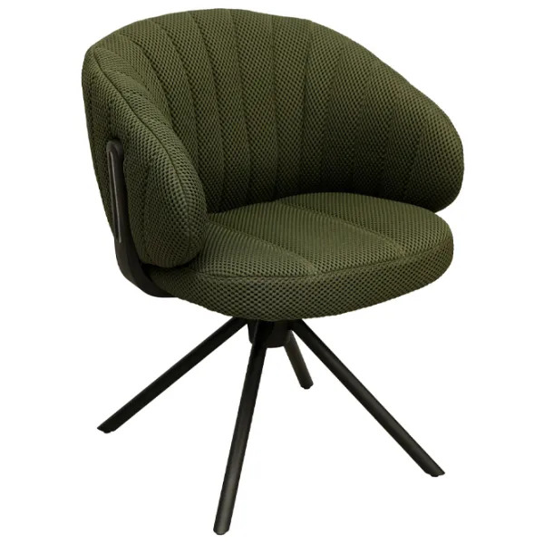 Scaun de birou DecoPrim Harold Stofă/ Green Black photo 1