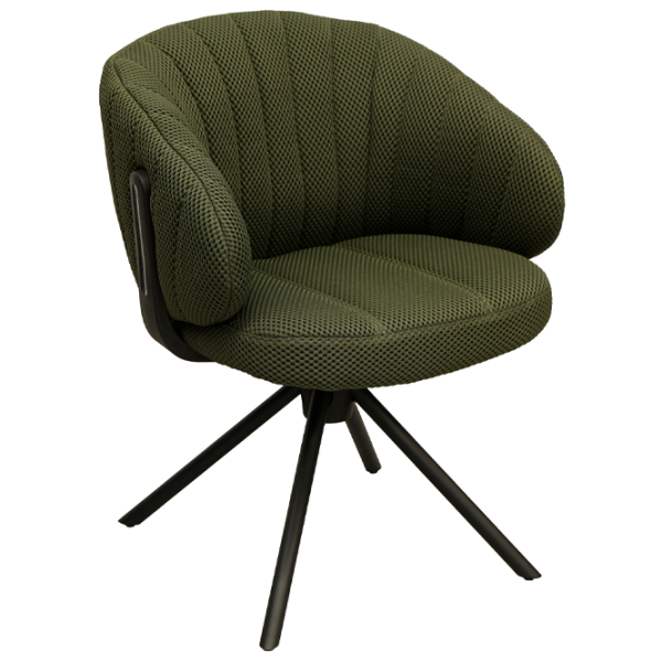 Scaun de birou DecoPrim Harold Stofă/ Green Black photo 1