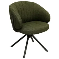 Scaun de birou DecoPrim Harold Stofă/ Green Black