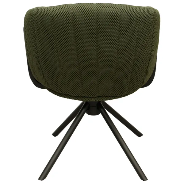 Scaun de birou DecoPrim Harold Stofă/ Green Black photo 4