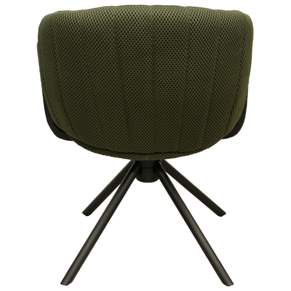 Scaun de birou DecoPrim Harold Stofă/ Green Black photo 4