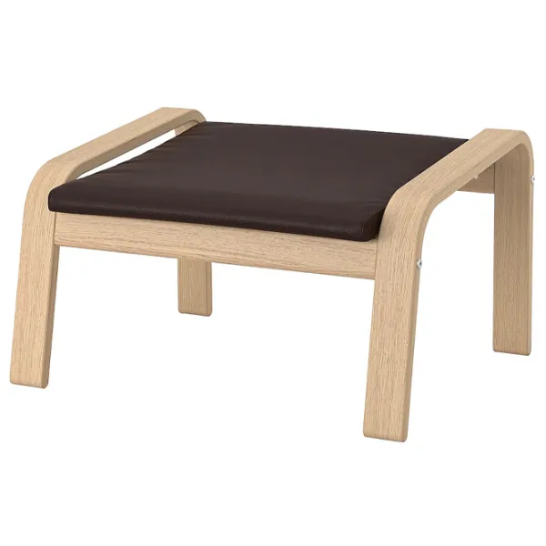 Fotoliu moale Ikea Poang Brown / Piele  photo 1 Fotoliu moale Ikea Poang Brown / Piele  photo 1