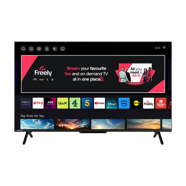 Телевизор Toshiba 55UV1563DG 55" / DLED / 4K / Smart TV / Черный photo 1