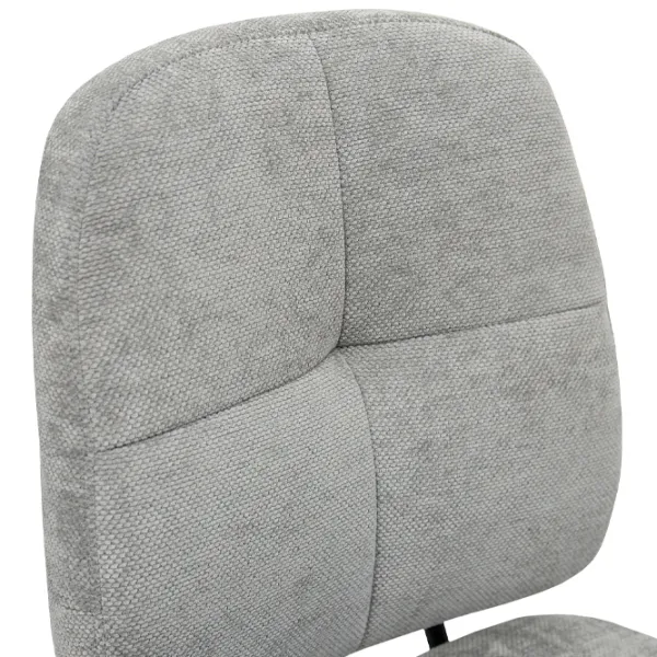 Fotoliu de birou DecoPrim Pablo Stofă/ Gray Black photo 5