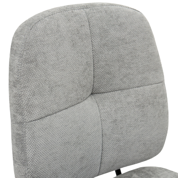 Fotoliu de birou DecoPrim Pablo Stofă/ Gray Black photo 5