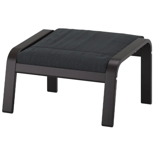 Fotoliu moale Ikea Poang Anthracite / Stofă  photo 1